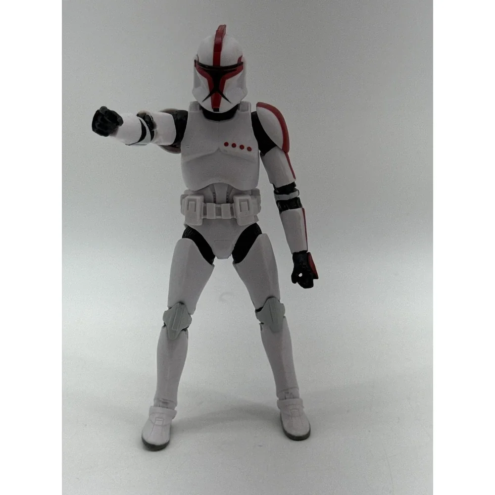 Star Wars Clone Trooper Action Figure Red & White Armor Collectible Toy